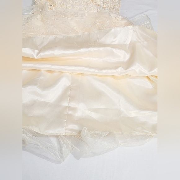 TS COUTURE Women's Size 2/4 Sleeveless Dress, Lined, Tulle skirt, Embroi… - Picture 10 of 15